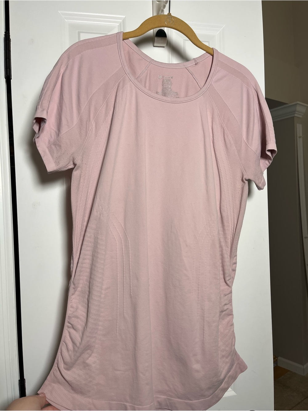 GAIAM Light Pink Short Sleeve Active Tee